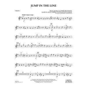 Jump in the Line - Violin 1